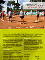 Camelot Tennisvakanties brochure